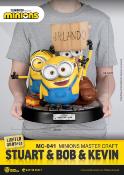Les Minions statuette Master Stuart & Bob & Kevin 35 cm | Beast Kingdom