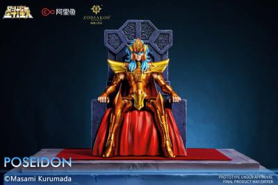 Poseidon Throne Version 1/6 — Saint Seiya — Statue 33 cm avec LED | Zodiakos Studio
