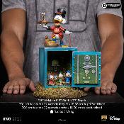 Disney Picsou - Statuette Deluxe Art Scale 1/10 Uncle Scrooge McDuck & Neveux 30 cm | Iron Studios
