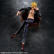 One Piece Sanji Vinsmoke 14cm Figurine PVC Portrait Of Pirates SOC Ver R Megahouse Chef Mugiwara Anime Manga