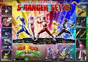 Prime 1 Studio Premium Masterline Mighty Morphin Power Rangers Set 5 Statuettes 1/4 62cm Deluxe Version