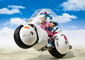 Dragon Ball Véhicule avec figurine S.H. Figuarts Bulma's Motorcycle Hoipoi Capsule No. 9 17 cm | BANDAI