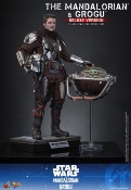 Star Wars: The Mandalorian & Grogu Movie Masterpiece figurine 1/6 The Mandalorian and Grogu (Deluxe Version) 31 cm I Hot Toys 