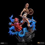 Masters of the Universe statuette 1/10 Deluxe Art Scale Teela & Orko 25 cm | IRON STUDIOS 