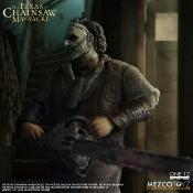 Massacre à la tronçonneuse (2003) Figurine 1/12 Leatherface 17 cm | MEZCO 