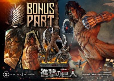 L'Attaque des Titans Ultimate Diorama Masterline statue Eren Yeager Attack Titan Bonus Version 81 cm - Prime 1 Studio