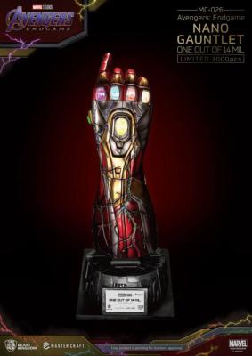 Avengers Endgame statuette Master Craft Nano Gauntlet 47 cm | Beast Kingdom