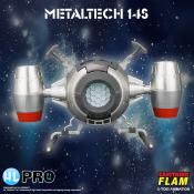Captain Future réplique die-cast Metaltech 14S Cosmoliner Silver Edition Box EU HL Pro 19 cm