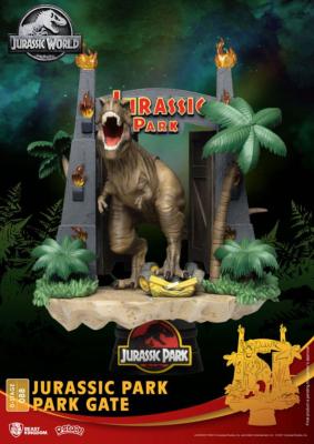 Jurassic Park diorama PVC D-Stage Park Gate 15 cm |Beast Kingdom