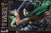 Levi Ackerman 1/6 Statue LED Slash Effects Attack on Titan Shingeki no Kyojin Bataillon d'Exploration ThreeArtisan Studio Licence Officielle