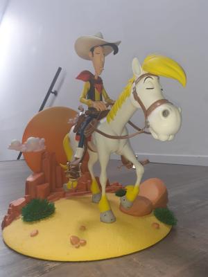 Lucky Luke & Jolly Jumper 1/6 Statue | Cartoon Kingdom