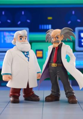 Mega Man pack 2 figurines PVC Oshi Works Dr. Wily & Dr. Light | KOTOBUKIYA