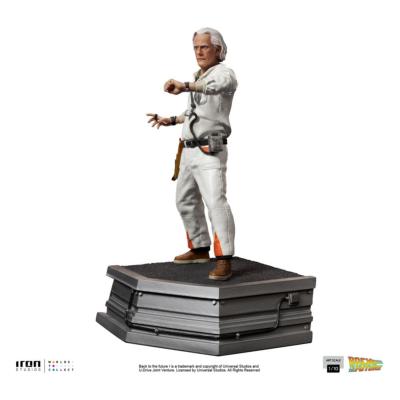 Retour vers le Futur Statuette 1/10 Art Scale Doc Brown 22 cm | IRON STUDIOS