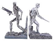 TERMINATOR 2 Serre-livres T-1000 vs T-800 19cm Nemesis Now