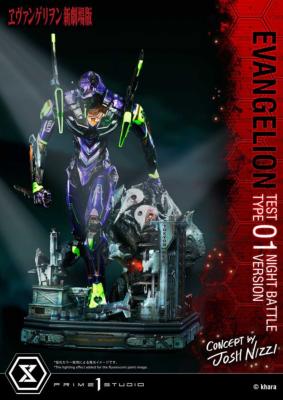 Evangelion statuette Evangelion Test Type 01 Night Battle Version Concept by Josh Nizzi 67 cm PRIME 1 STUDIO