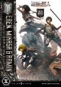 Eren, Mikasa, & Armin 72 cm 1/4 DELUXE BONUS VERSION  Attack on Titan Ultimate Premium Masterline statuette  | Prime 1 Studio