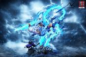 One Piece Gear 5 Luffy Statue Résine Lumineuse & Sonore | Anikingdom X Jimei Palace