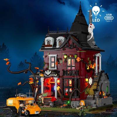 Lumibricks X Series Midnight Haunted Mansion Set Construction LED 2617 pcs 40cm