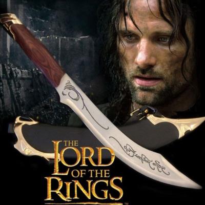 Le Seigneur des Anneaux réplique 1/1 Couteau elfique d'Aragorn 50 cm | UNITED