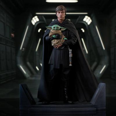 Luke Skywalker & Grogu 25 cm Star Wars The Mandalorian statuette Premier Collection | Gentle Giant