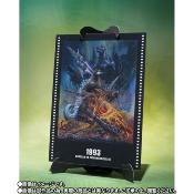 Godzilla figurine S.H.MonsterArts Godzilla -Godzilla vs. Mechagodzilla II Poster Coloring Ver.- Movie Graphic Plus 16 cm | BANDAI