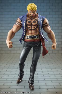 One Piece Bellamy la Hyène 25cm Figurine PVC Portrait Of Pirates POP Sailing Again Reissue Megahouse Limited Repeat Manga Anime