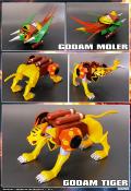 Gowappa 5 Godam figurine Dynamite Action Kai Gordam Full Blast Off Set 17 cm | Evolution Toy