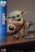 Star Wars: The Mandalorian & Grogu figurine taille rÃ©elle Grogu 38 cm | HOT TOYS