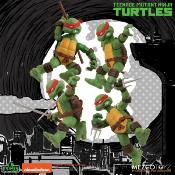 Figurines Teenage Mutant Ninja Turtles Teenage Mutant Ninja Turtles Deluxe Set 8 cm |  MEZCO 