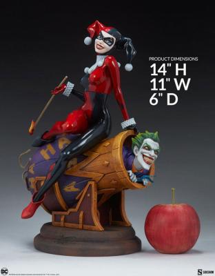 DC Comics diorama Harley Quinn and The Joker 35 cm | Sideshow