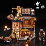 Lumibricks Steampunk World Mechanical Workshop Set Construction LED 2006 pcs 32cm
