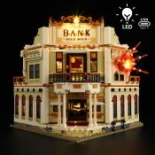 Lumibricks Old West Western Bank Heist Set Construction LED 2875 pcs 28cm