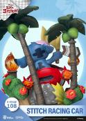 Lilo et Stitch diorama PVC D-Stage Stitch Racing Car Closed Box Version 15 cm | Beast Kingdom