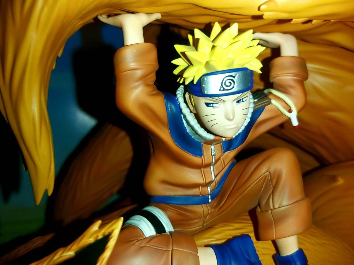 Figurine Naruto & Kyubi Linked By The Seal Hqs | Figurines Tsume »  Mesqueunclick