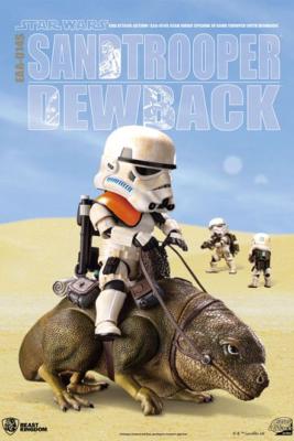 Star Wars Episode IV Egg Attack pack 2 figurines Dewback & Sandtrooper 9/15 cm | BEAST KINGDOM