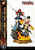 NATSU, GRAY, ERZA AND HAPPY 1/6 DELUXE VERSION STATUE FAIRY TAIL | PRIME 1 STUDIO