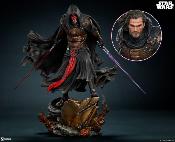 Star Wars Darth Revan 1/5 Statue 48cm Sith Lord KOTOR Sideshow Sabres Laser Rouge Violet Mandalorian Cruiser Legends