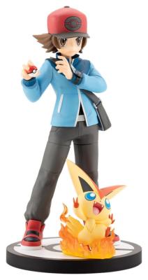 Pokémon figurine PVC 1/8 ARTFX J Hilbert with Victini 20 cm | Kotobukiya