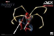 Infinity Saga figurine 1/12 DLX Iron Spider 16 cm | THREEZERO