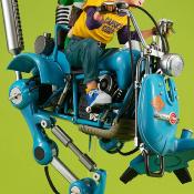 Dragonball Z Desktop Real McCoy EX diorama PVC Son Goku & Son Gohan & Robot with two legs 20 cm | MEGAHOUSE